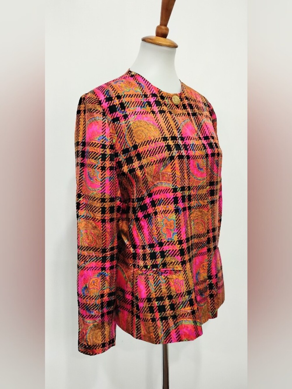 VINTAGE SILK BARON PETERS JACKET NWOT